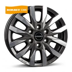 CW6 mistral anthracite glossy polished 7.5x18